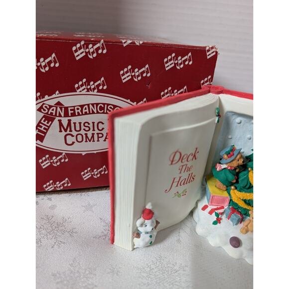 Vntg. CRISTMAS San Francisco Music Box Company. We Wish You A Merry Cristmas - Picture 3 of 7
